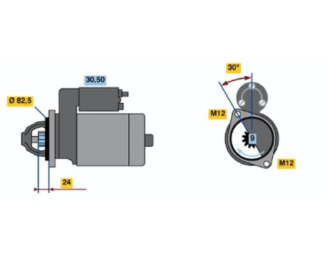 Startmotor 1115 Bosch, bild 2