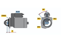 Startmotor 1324 Bosch