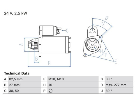 Startmotor 1339 Bosch