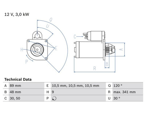 Startmotor 1348 Bosch