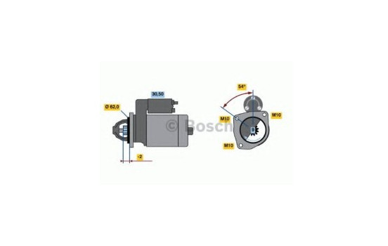 Startmotor 1653 Bosch