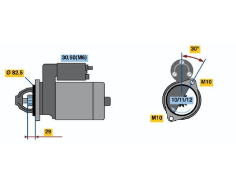 Startmotor 1726 Bosch, bild 2