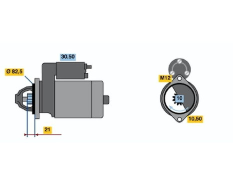 Startmotor 1742 Bosch, bild 2