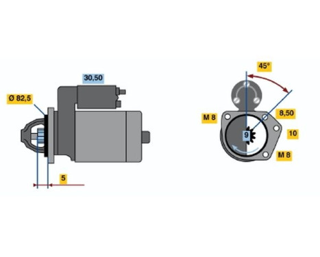 Startmotor 1931 Bosch, bild 2