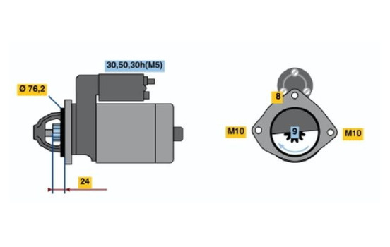 Startmotor 1998 Bosch
