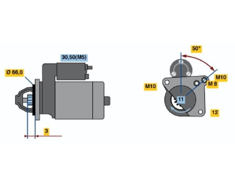 Startmotor 2013 Bosch, bild 2