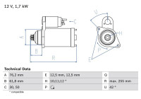 Startmotor 2026 Bosch