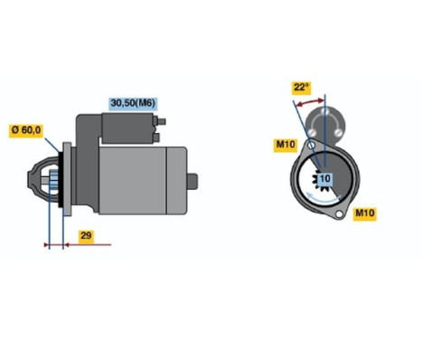 Startmotor 2132 Bosch, bild 2