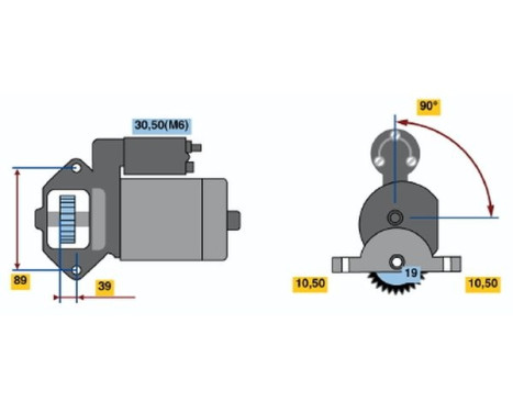 Startmotor 2135 Bosch, bild 2