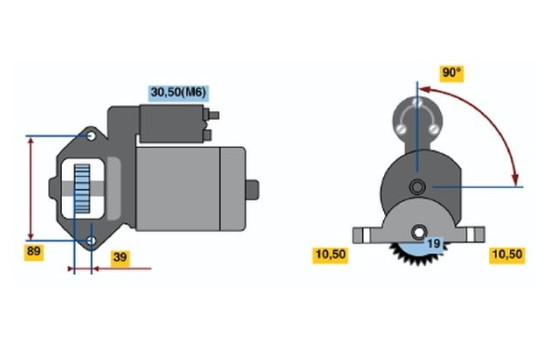 Startmotor 2135 Bosch, bild 2
