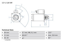 Startmotor 2159 Bosch