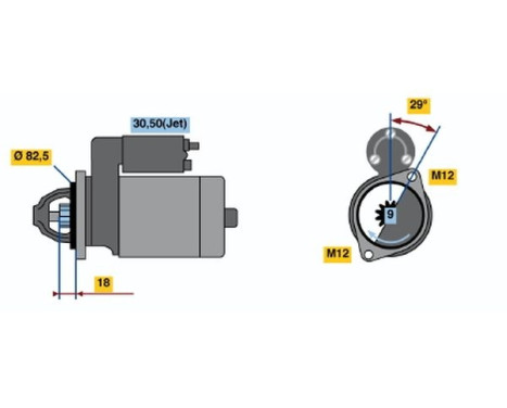 Startmotor 2161 Bosch, bild 2