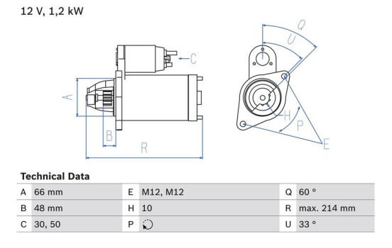 Startmotor 2243 Bosch