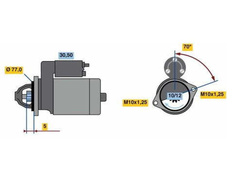 Startmotor 2272 Bosch, bild 2