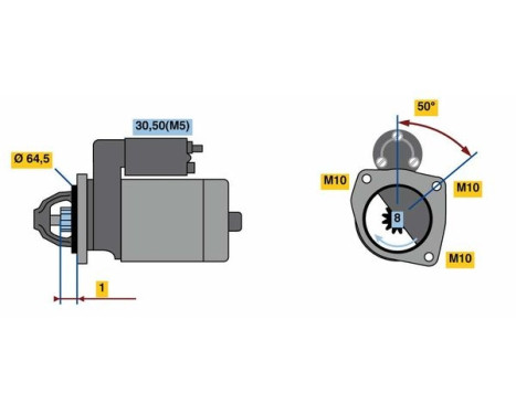 Startmotor 2281 Bosch, bild 2