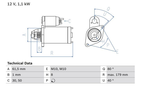 Startmotor 2577 Bosch