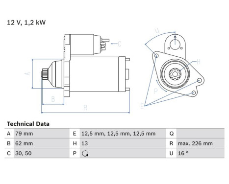 Startmotor 2914 Bosch