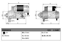 Startmotor DSN3010 Denso