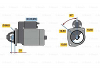 Startmotor HX95-M12V(R) Bosch
