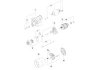 Startmotor Lombardini 1,1 kw