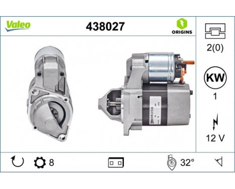 Startmotor NEW ORIGINAL PART 438027 Valeo, bild 4