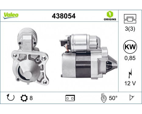 Startmotor NEW ORIGINAL PART 438054 Valeo