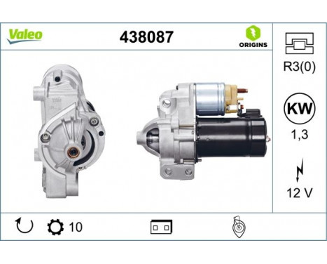 Startmotor NEW ORIGINAL PART 438087 Valeo, bild 4
