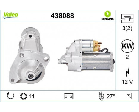 Startmotor NEW ORIGINAL PART 438088 Valeo