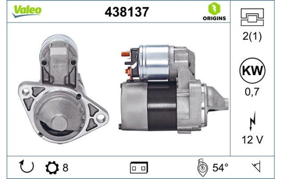Startmotor NEW ORIGINAL PART 438137 Valeo, bild 4