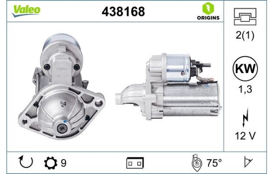 Startmotor NEW ORIGINAL PART 438168 Valeo, bild 4