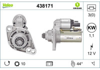 Startmotor NEW ORIGINAL PART 438171 Valeo