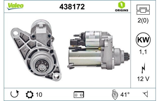 Startmotor NEW ORIGINAL PART 438172 Valeo, bild 4