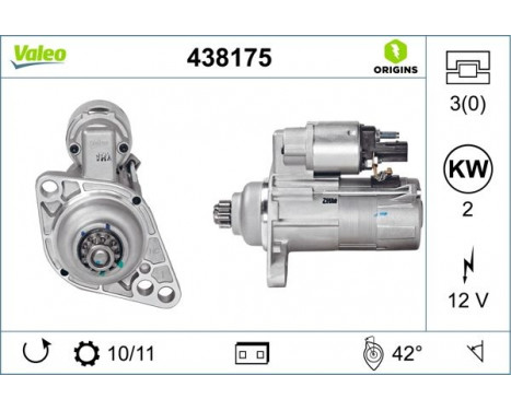 Startmotor NEW ORIGINAL PART 438175 Valeo