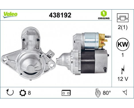 Startmotor NEW ORIGINAL PART 438192 Valeo