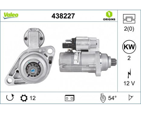 Startmotor NEW ORIGINAL PART 438227 Valeo