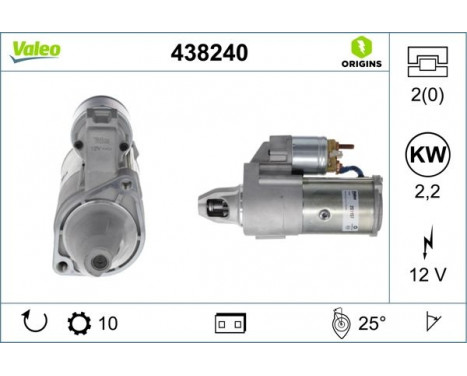 Startmotor NEW ORIGINAL PART 438240 Valeo