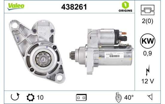 Startmotor NEW ORIGINAL PART 438261 Valeo