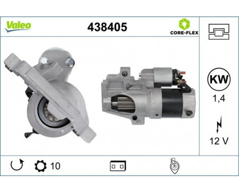 Startmotor NEW PART 438405 Valeo