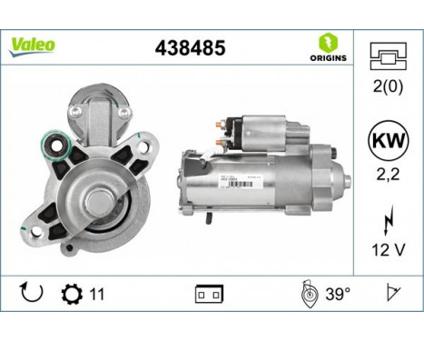 Startmotor NEW PART 438485 Valeo, bild 4