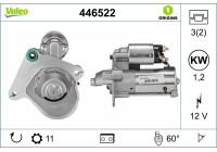 Startmotor NEW PART 446522 Valeo