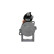 Startmotor Opel 1,7 kW, miniatyr 3