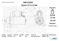 Startmotor Porsche 2,0 kw