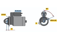 Startmotor R70-M2512V(R) Bosch