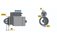 Startmotor R74-L6012V(R) Bosch