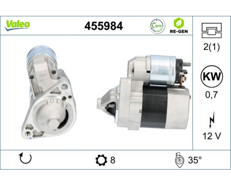 Startmotor REMANUFACTURED PREMIUM 455984 Valeo, bild 5