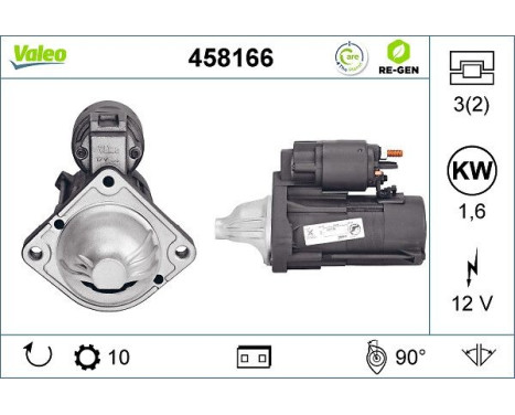Startmotor REMANUFACTURED PREMIUM 458166 Valeo, bild 5
