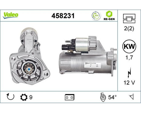 Startmotor REMANUFACTURED PREMIUM 458231 Valeo, bild 5