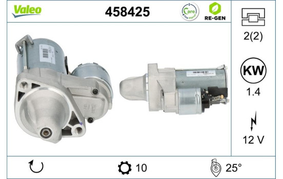 Startmotor REMANUFACTURED PREMIUM 458425 Valeo, bild 5