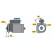Startmotor RF74-E2512V(L) Bosch, miniatyr 5
