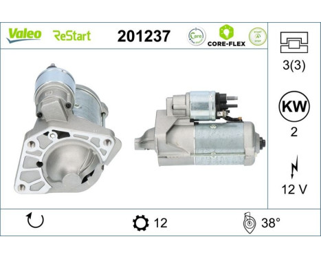 Startmotor / Startmotor 201237 Valeo, bild 5